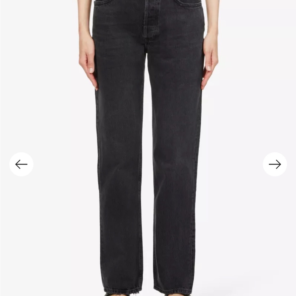 Agolde Lana Organic Cotton Distressed Jeans Size 28